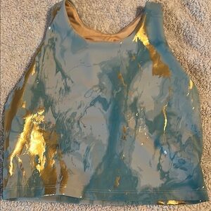 Old Navy Blue and Gold Kids Tank Top